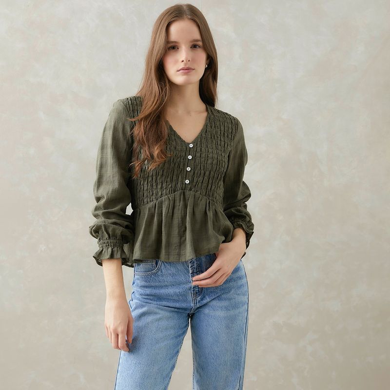 SYBILLA - Blusa Casual Mujer Sybilla