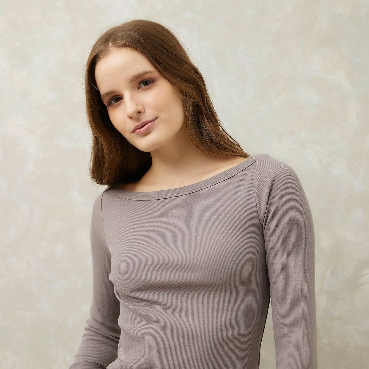 SYBILLA - Polo Manga Larga Casual Mujer Sybilla