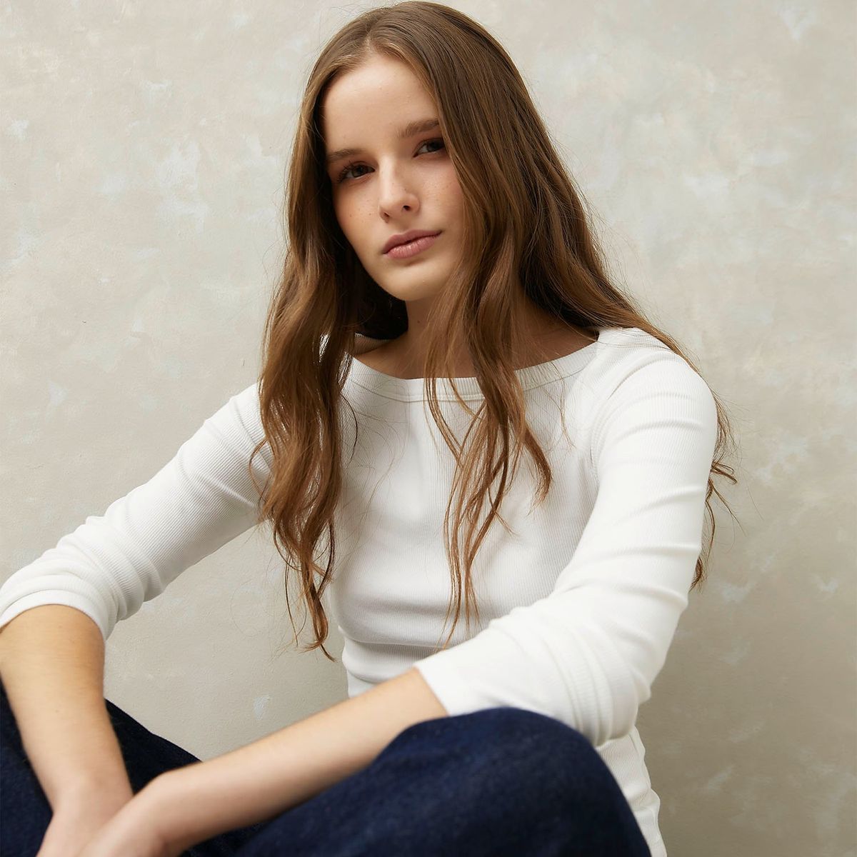 SYBILLA - Polo Manga Larga Casual Mujer Sybilla