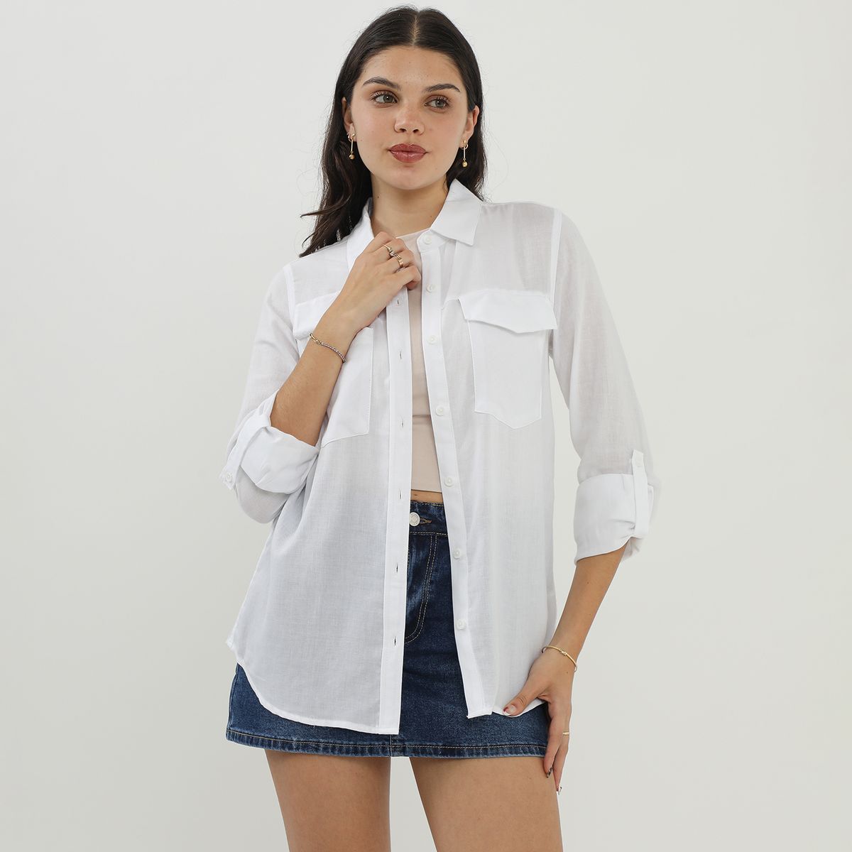 SYBILLA - Blusa Casual Mujer Sybilla