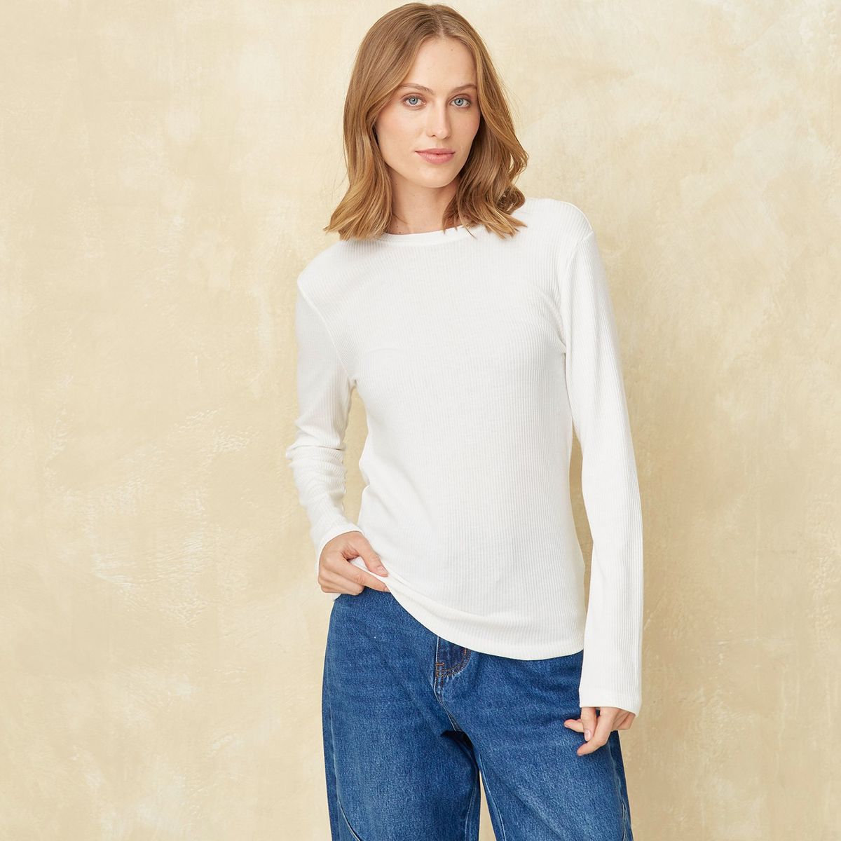 UNIVERSITY CLUB - Polo Manga Larga Casual Mujer University Club