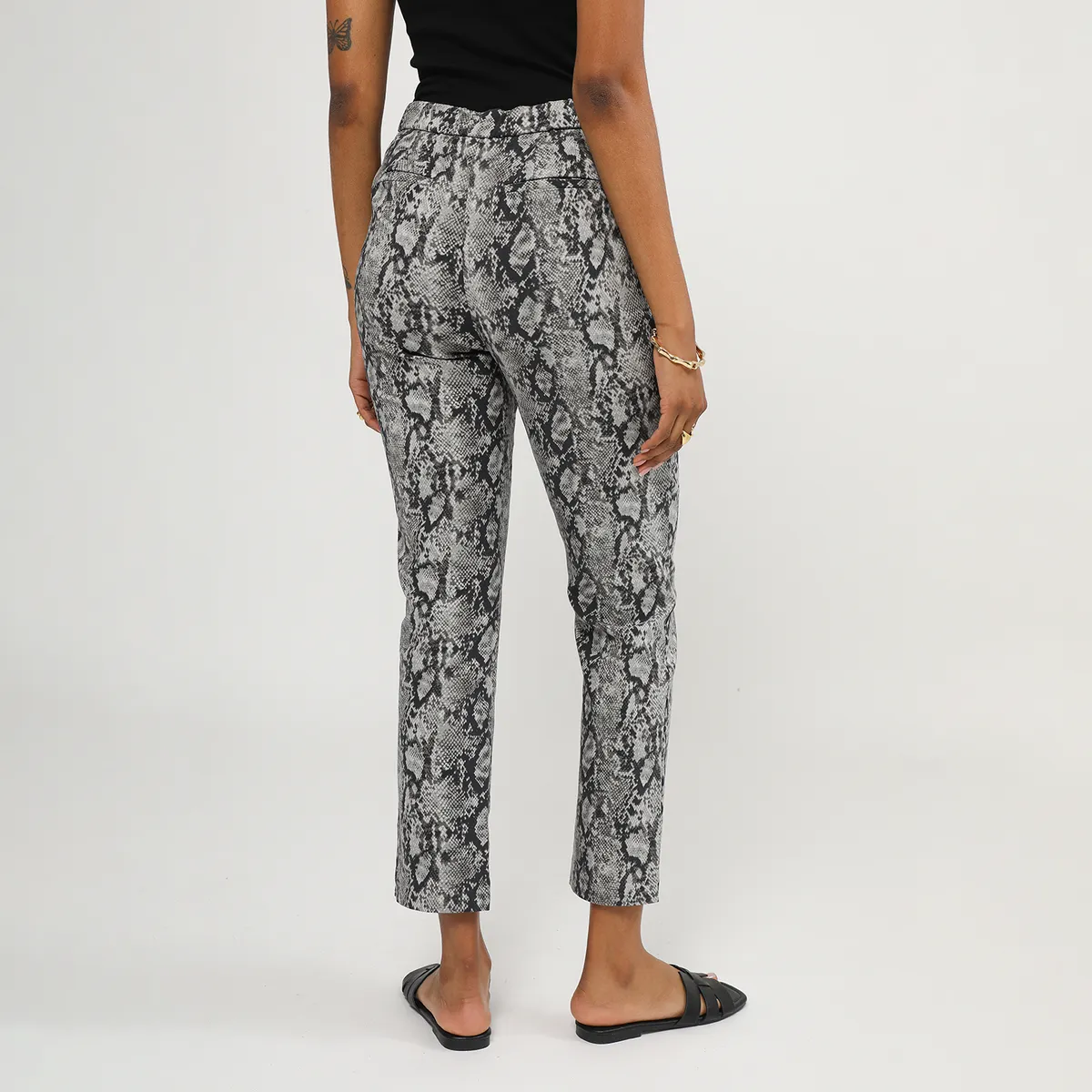 UNIVERSITY CLUB - Pantalón Straight Tiro Alto Mujer University Club