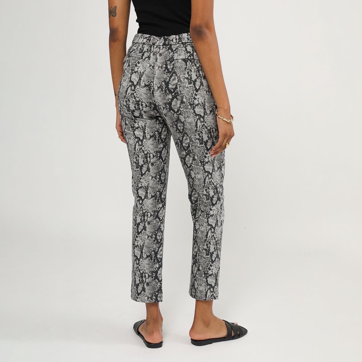 UNIVERSITY CLUB - Pantalón Straight Tiro Alto Mujer University Club