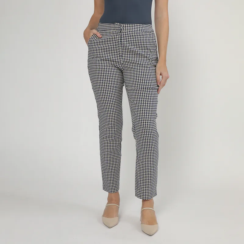 UNIVERSITY CLUB - Pantalón Straight Tiro Alto Mujer University Club