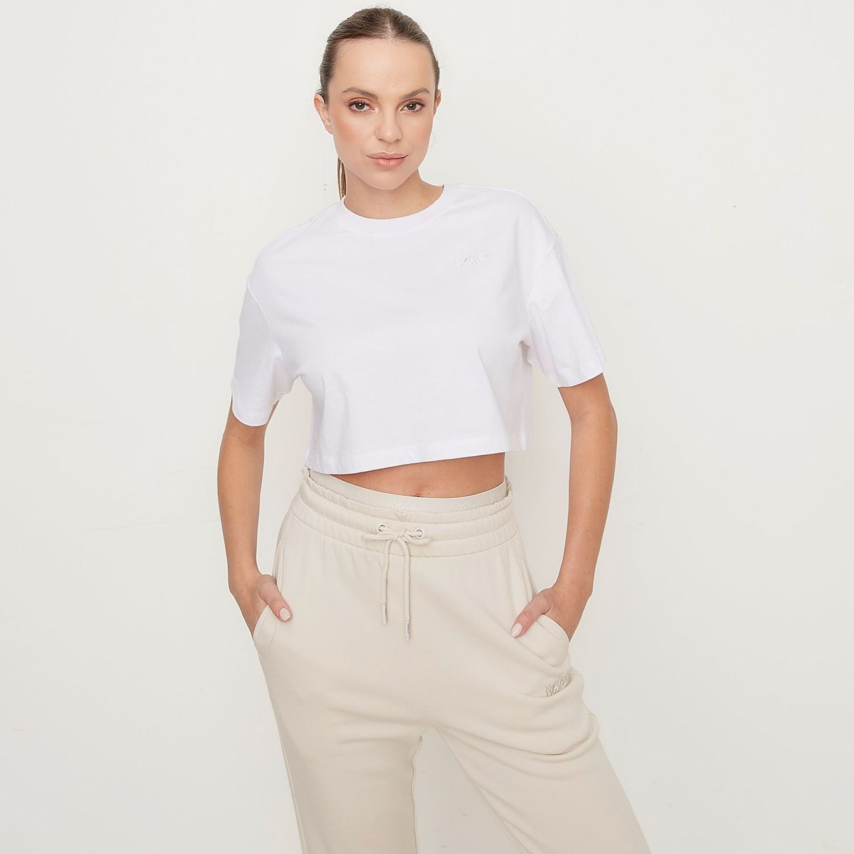 MOSSIMO - Polo Crop Boxy Fit Deportivo Mossimo
