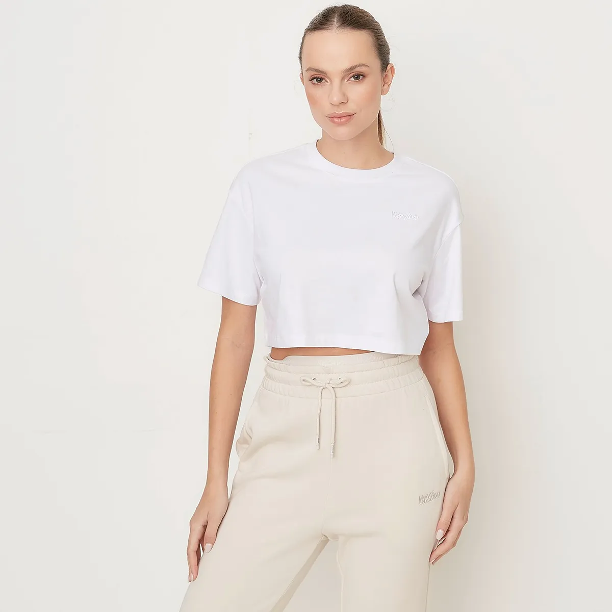 MOSSIMO - Polo Crop Boxy Fit Deportivo Mossimo