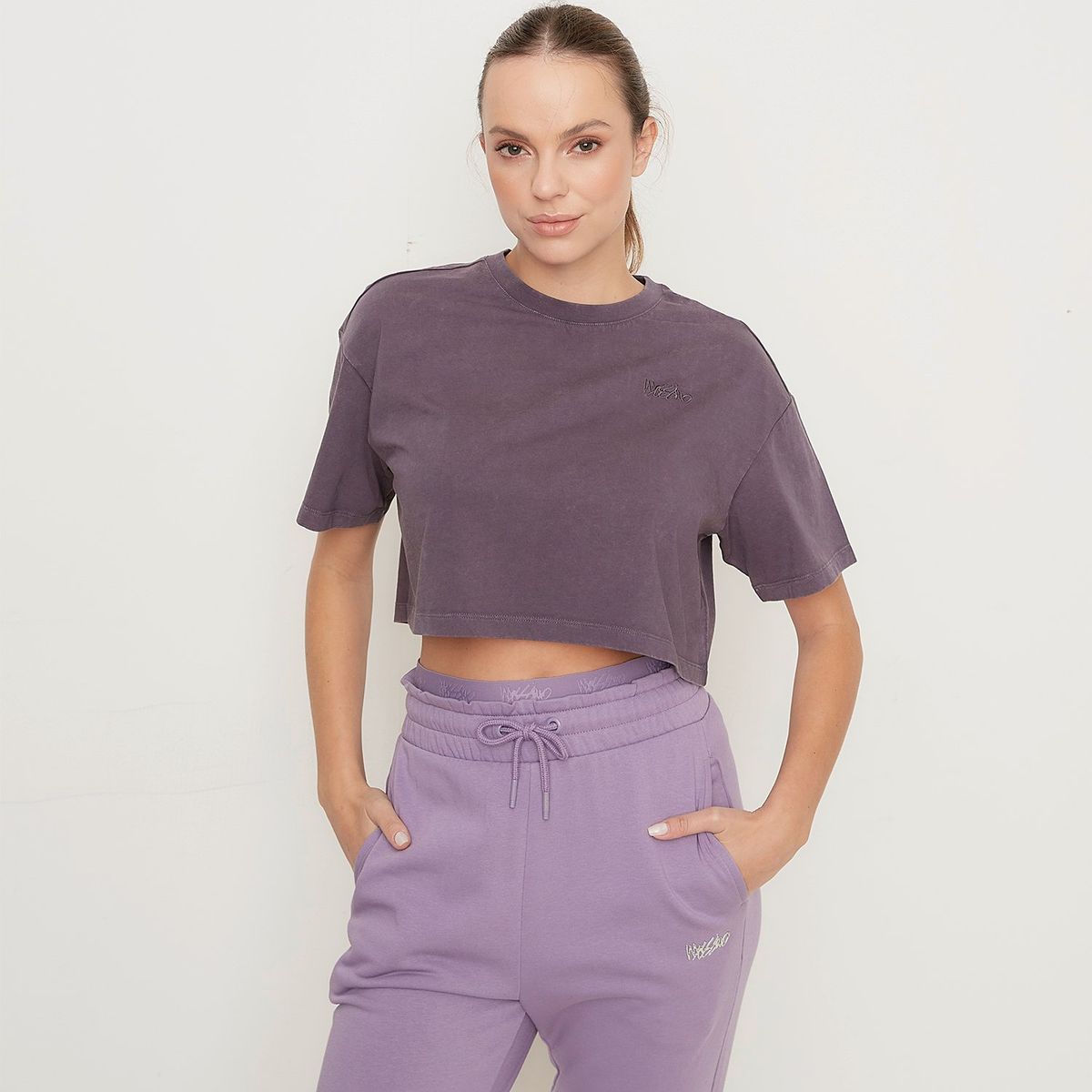 MOSSIMO - Polo Crop Boxy Fit Deportivo Mossimo