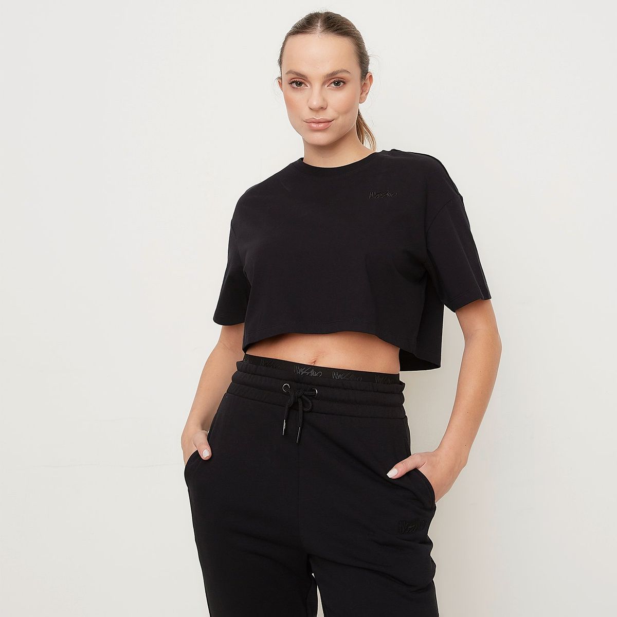 MOSSIMO - Polo Crop Boxy Fit Deportivo Mossimo