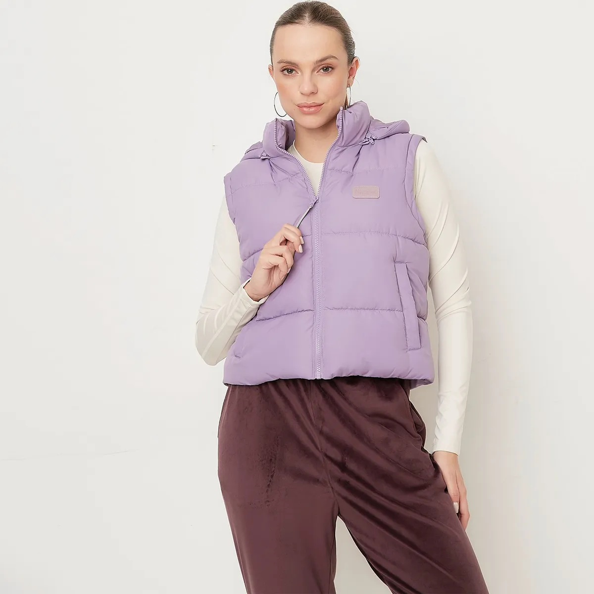 MOSSIMO - Chaleco Deportivo Mujer Mossimo
