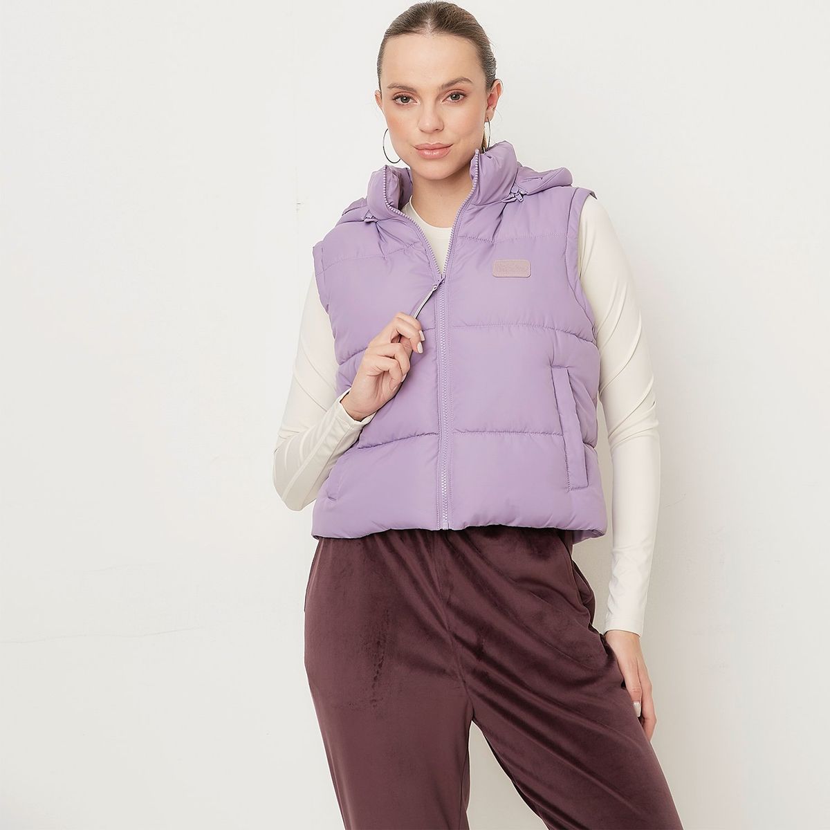 MOSSIMO - Chaleco Deportivo Mujer Mossimo