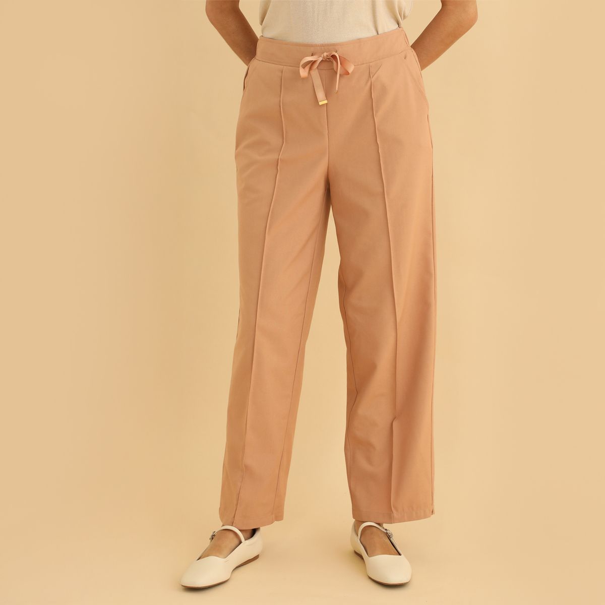 APOLOGY - Pantalón Recto Casual Mujer Apology