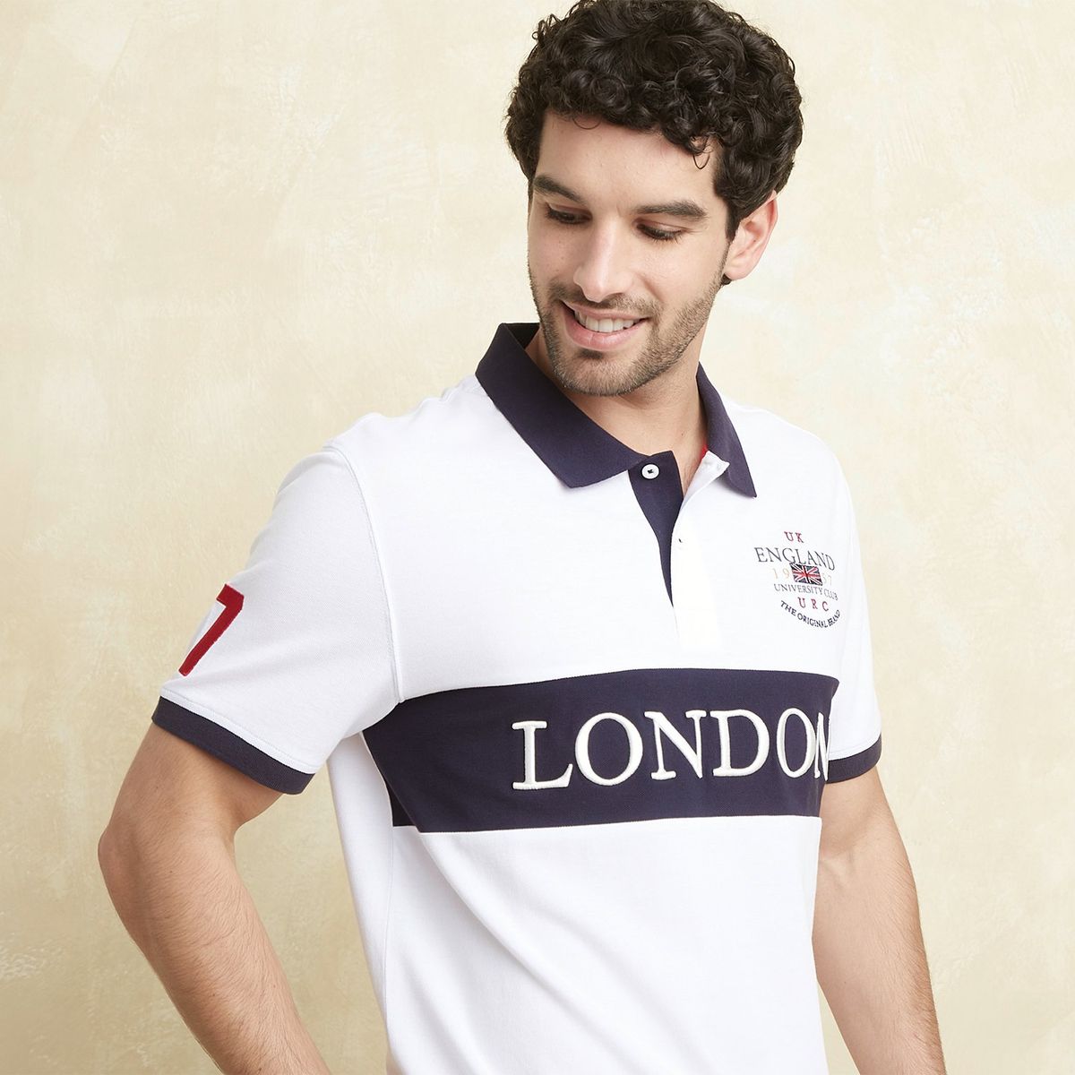 UNIVERSITY CLUB - Polo 100% Algodón Manga Larga Hombre University Club