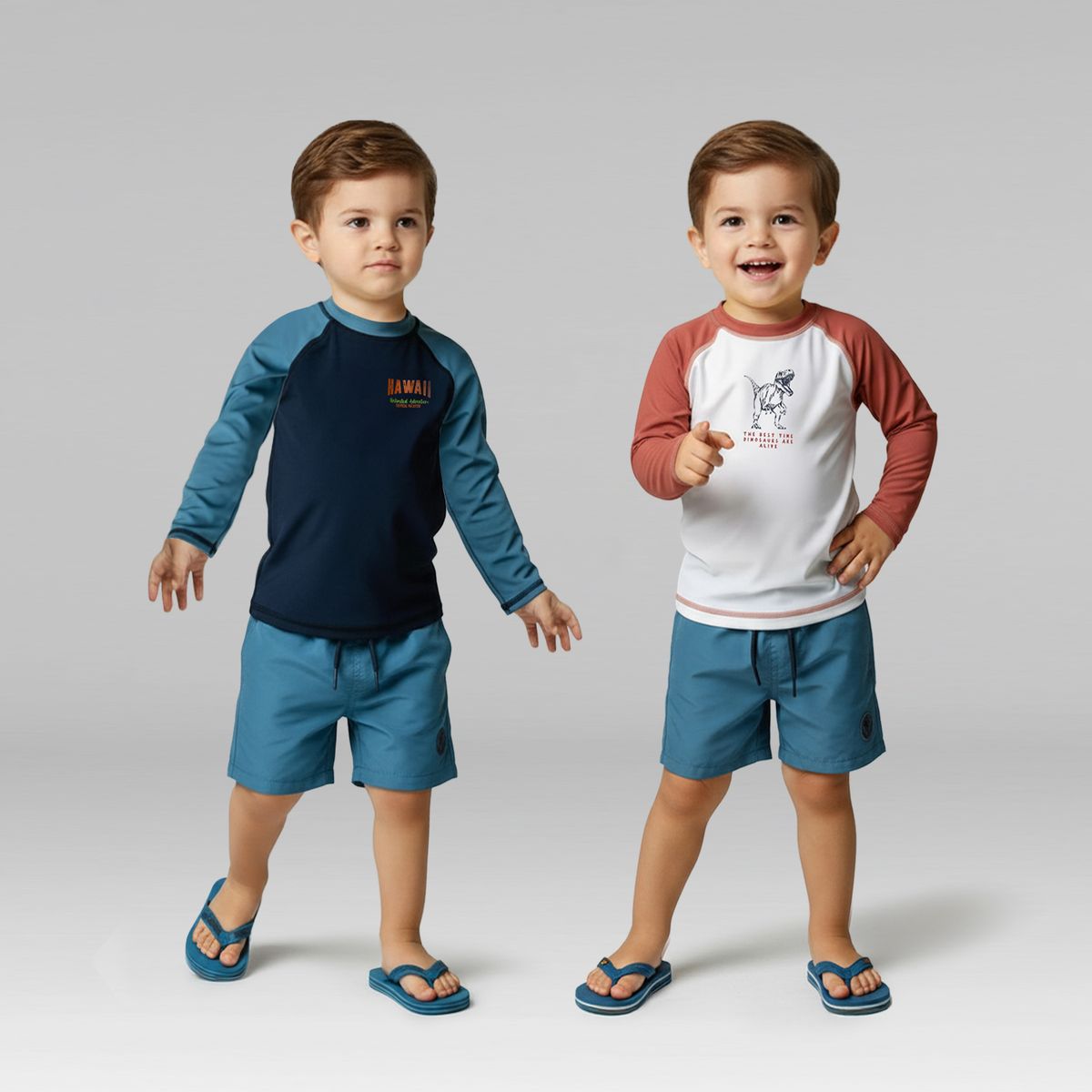 YAMP - Polo Uv Manga Larga Niño Pack X2 Yamp