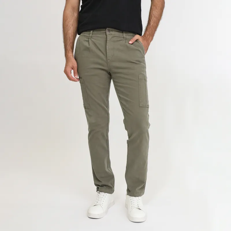 UNIVERSITY CLUB - Pantalón 100% Algodón Regular Hombre Uni