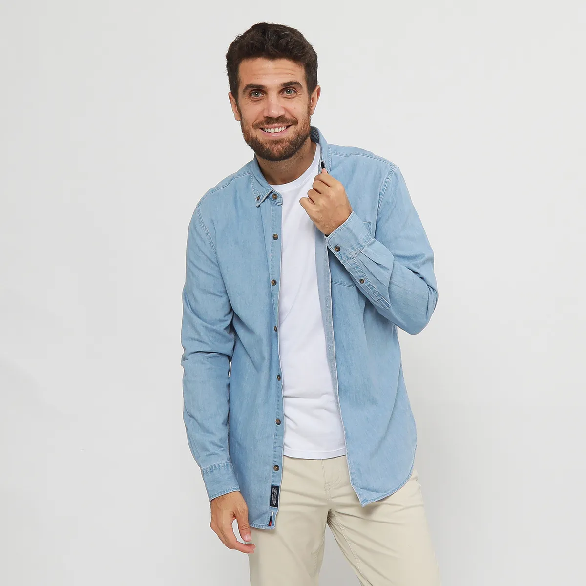 UNIVERSITY CLUB - Camisa 100% Algodón Juvenil Hombre University Club