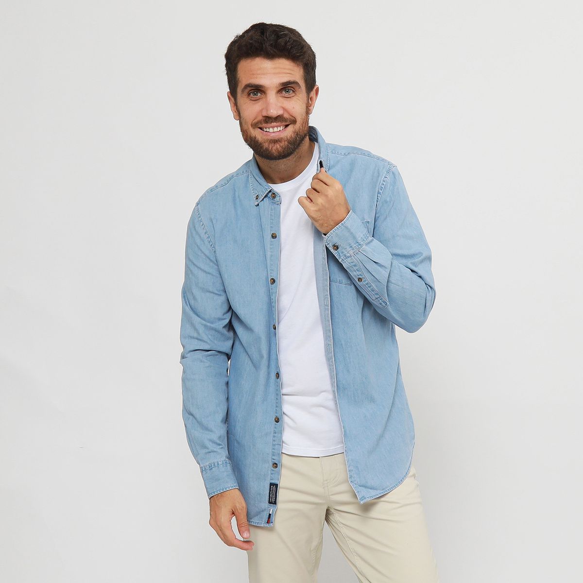 UNIVERSITY CLUB - Camisa 100% Algodón Juvenil Hombre University Club