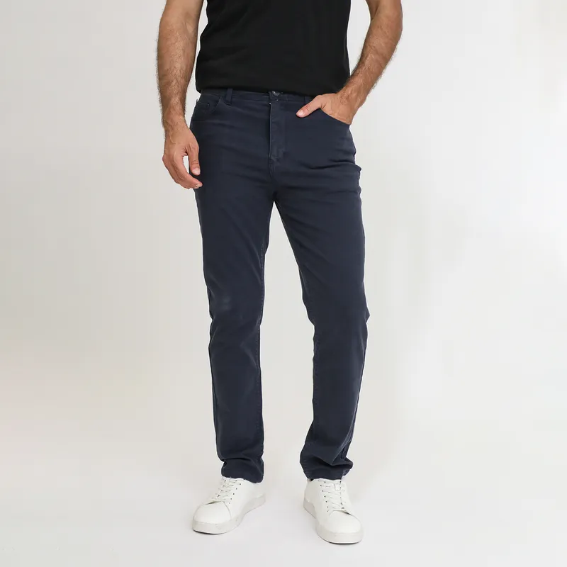 UNIVERSITY CLUB - Pantalón 100% Algodón Regular Hombre Uni