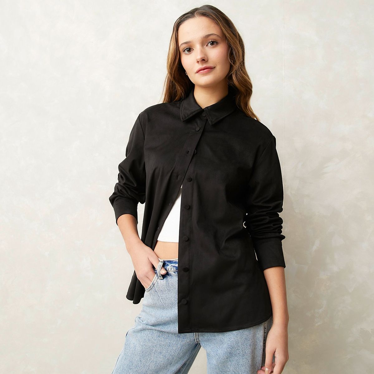 SYBILLA - Blusa Manga Larga Casual Mujer Sybilla