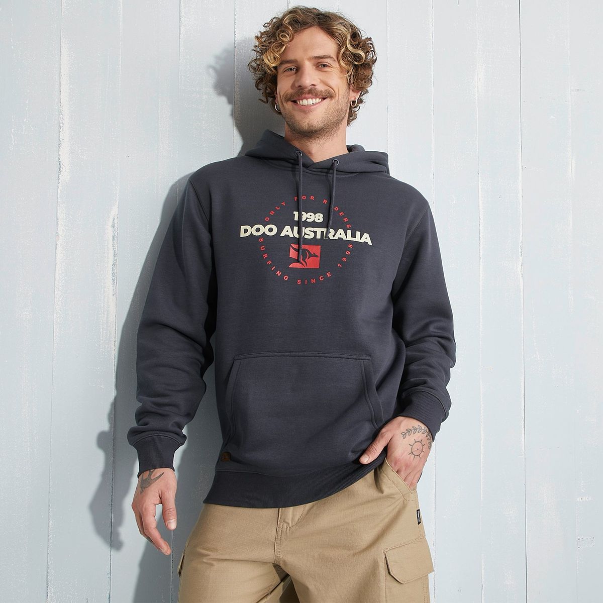 DOO AUSTRALIA - Polera Algodón Casual Hombre Doo Australia