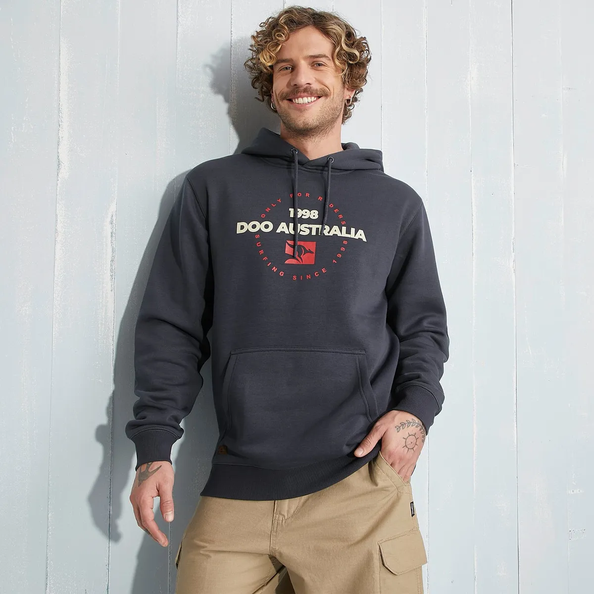 DOO AUSTRALIA - Polera Algodón Casual Hombre Doo Australia