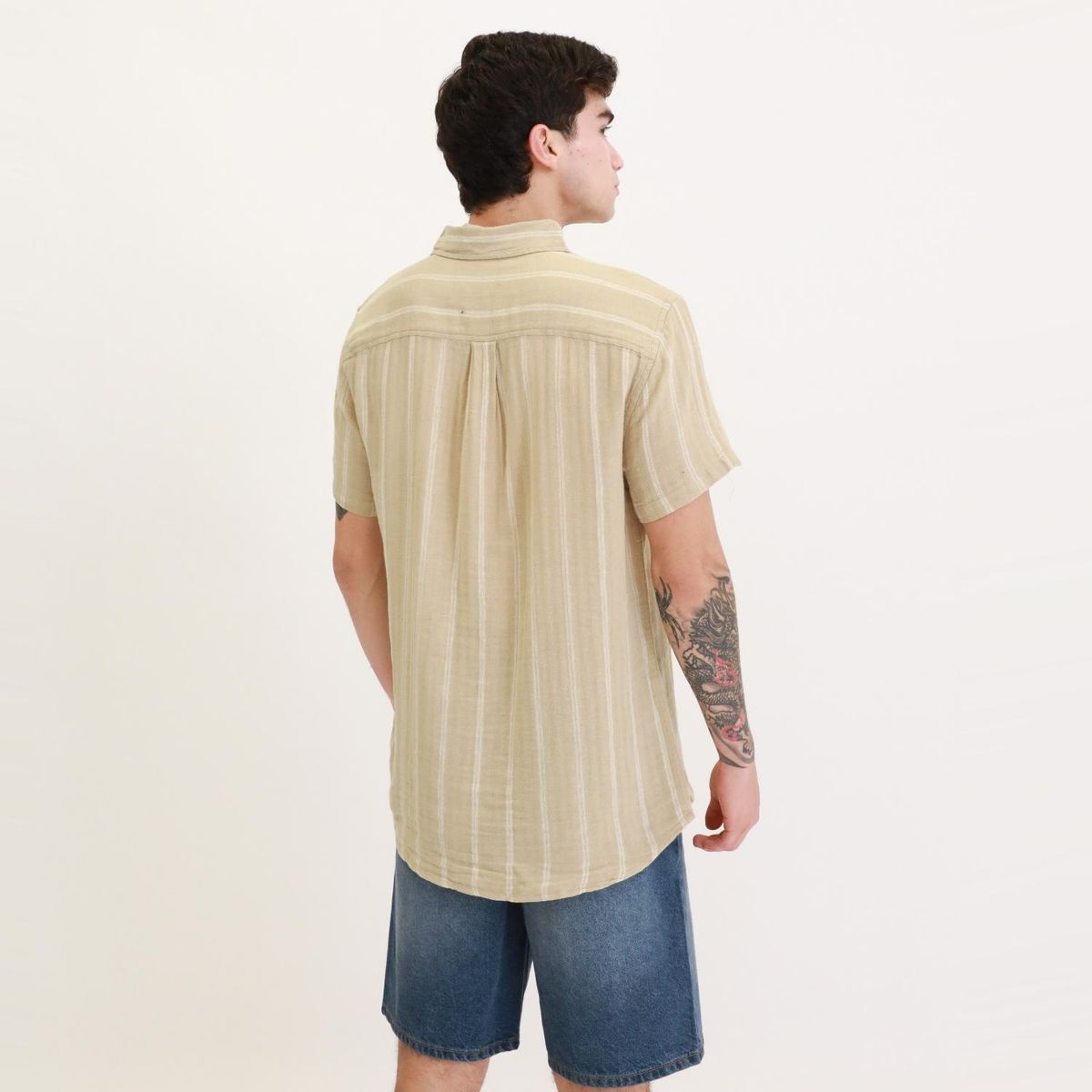 DOO AUSTRALIA - Camisa Algodón Manga Corta Casual Doo Australia