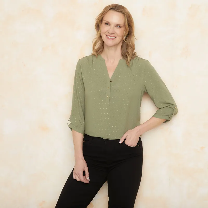 STEFANO COCCI - Blusa Manga Larga Casual Mujer Stefano Cocci