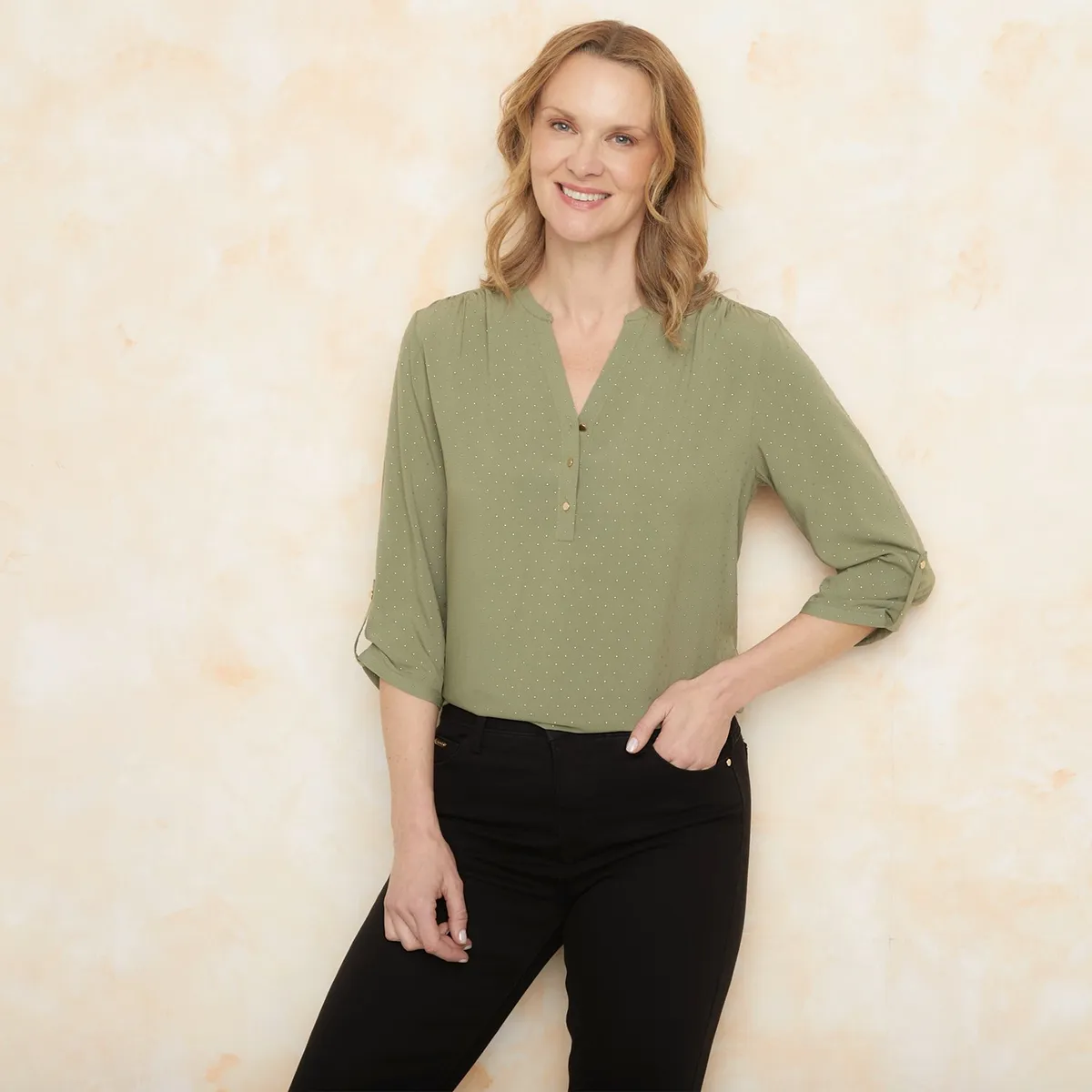 STEFANO COCCI - Blusa Manga Larga Casual Mujer Stefano Cocci