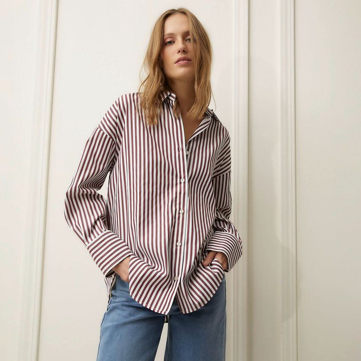 BASEMENT - Blusa Manga Larga Mujer Basement