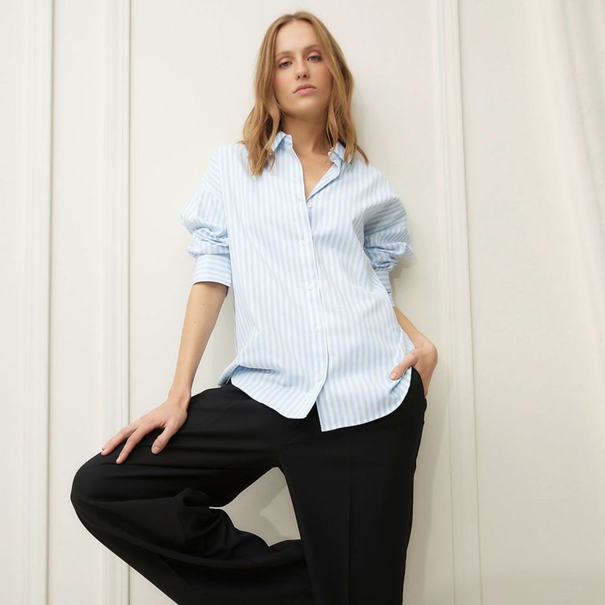 BASEMENT - Blusa Manga Larga Mujer Basement