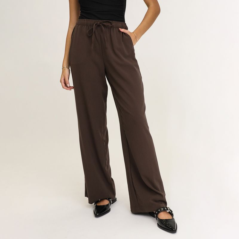 SYBILLA - Pantalón Fluido Casual Mujer Sybilla