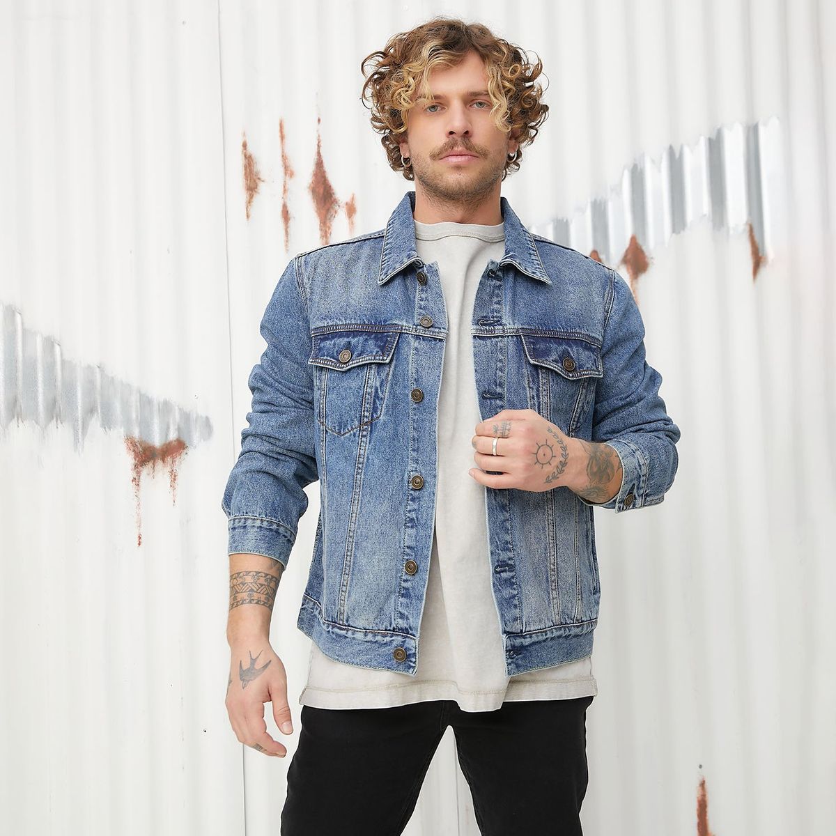 DENIMLAB - Chaqueta Denim Basica