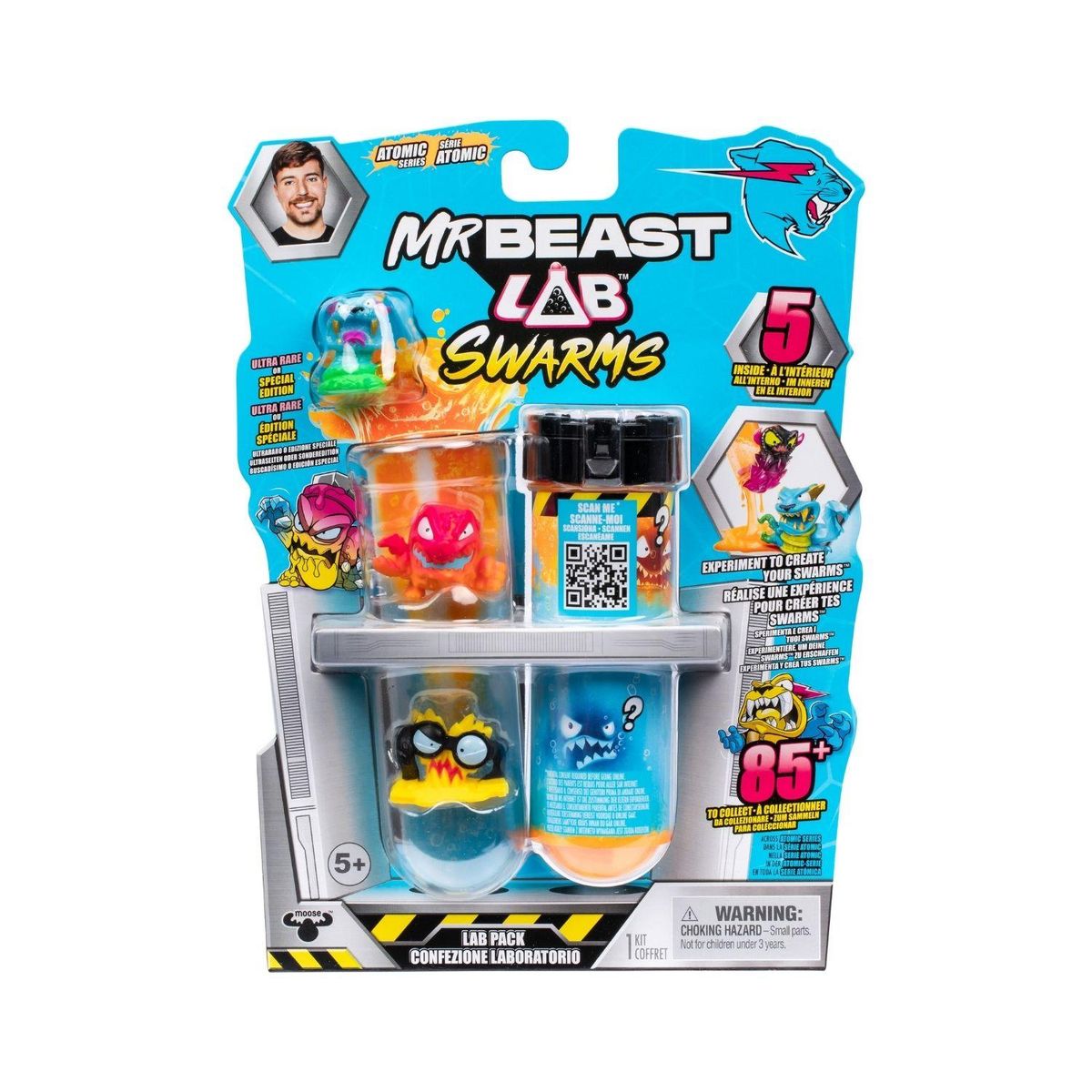 MR BEAST LAB - Juguete Laboratorio x5 Figuras Aleatorio Mr Beast