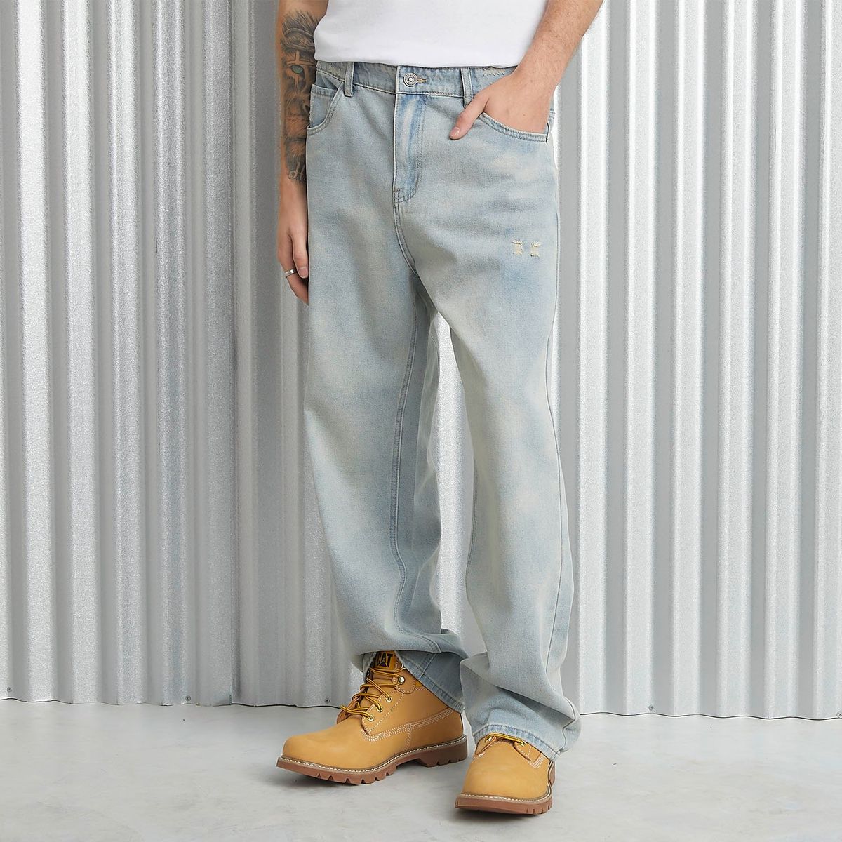 DENIMLAB - Jean 100% Algodón Baggy Hombre Denimlab