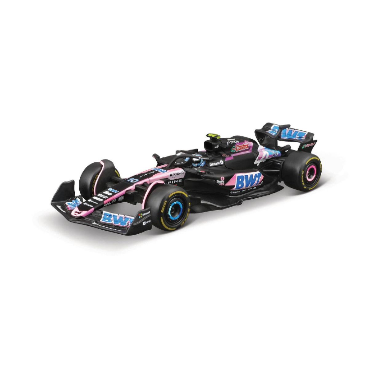 BURAGO - Carro F1 Alpine 1:43 Bburago Alpine 13cm Fórmula 1