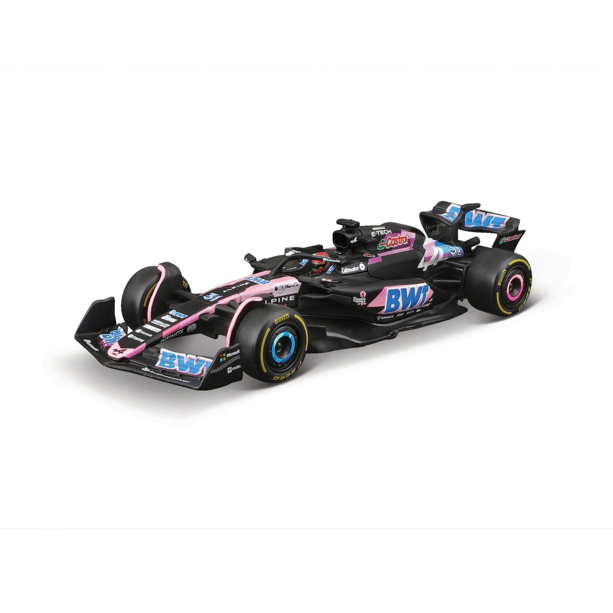 BURAGO - Carro F1 Alpine 1:43 Bburago Alpine 13cm Fórmula 1