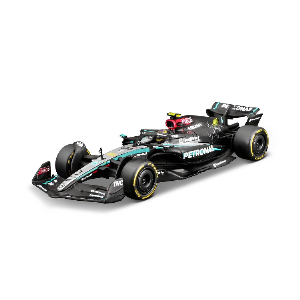 BURAGO - Auto F1 Mercedes 1:43 Fórmula 1 13 Cm Burago Mercedes