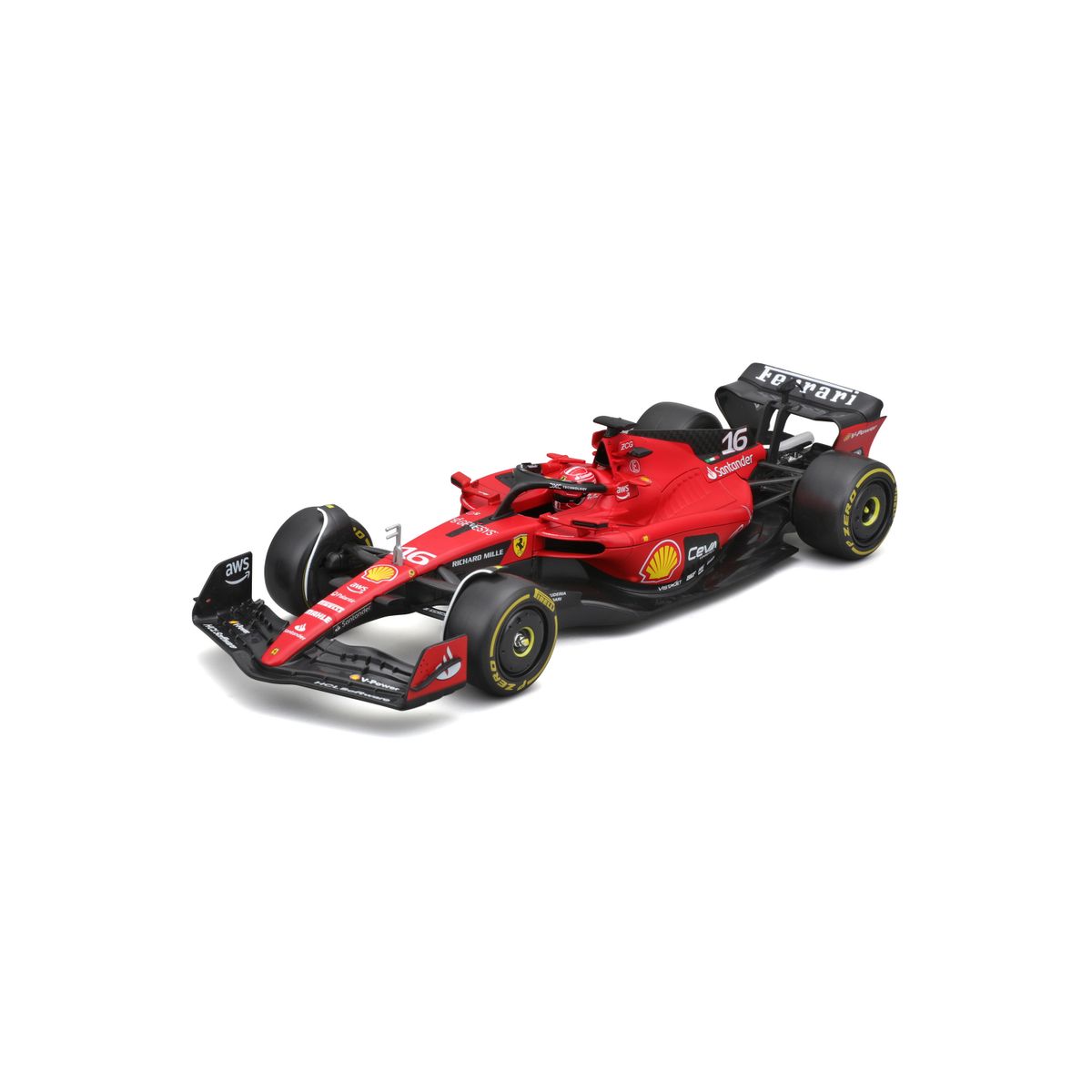 BURAGO - Carro F1 Ferrari 1:24 Bburago Ferrari 24 cm Fórmula 1