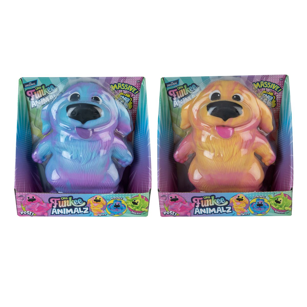 ORB TOYS - Perro De Arena Estirable Jumbo Funkee Dog Aleatorio