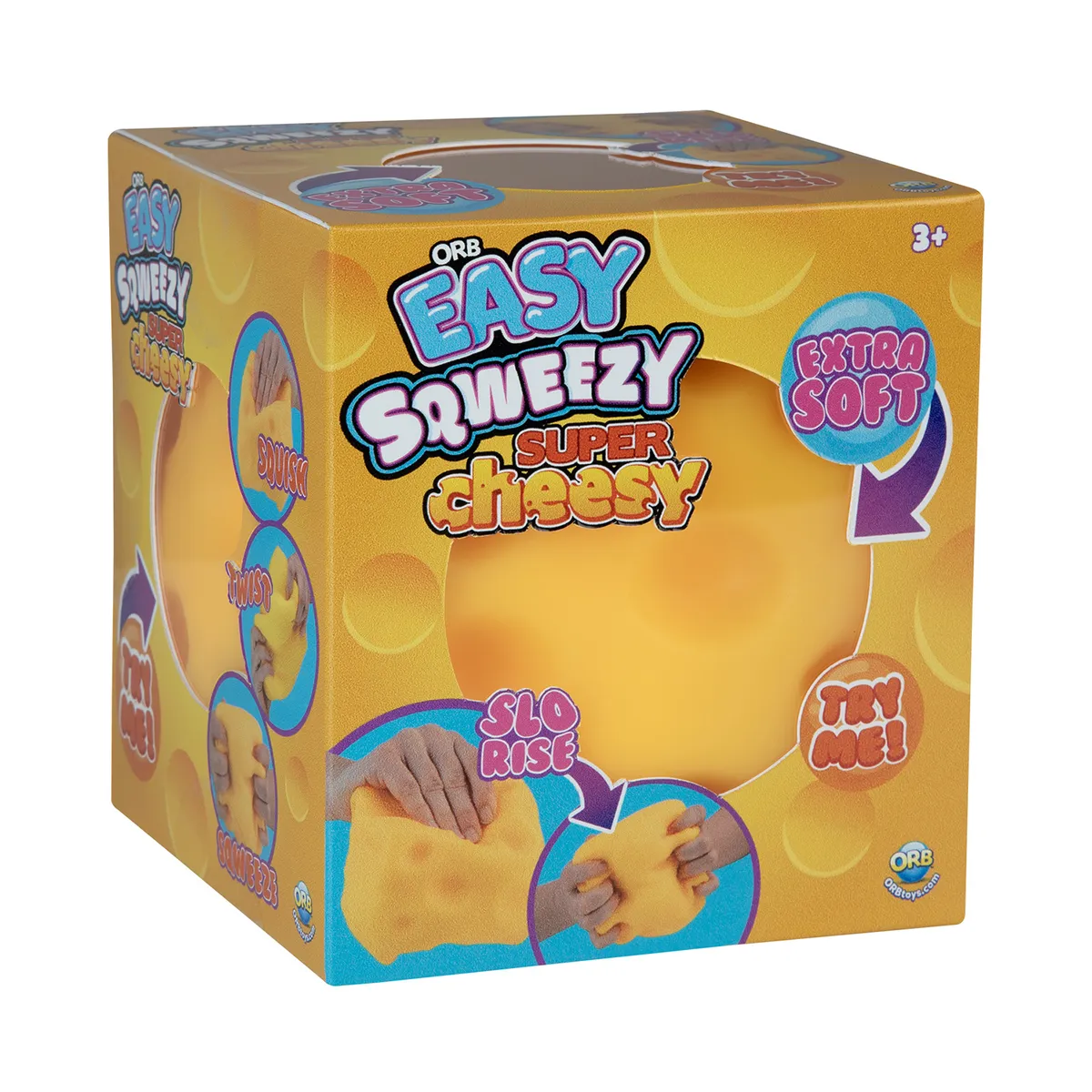 ORB TOYS - Queso Stretchy Apretable Squishy Orb Toys