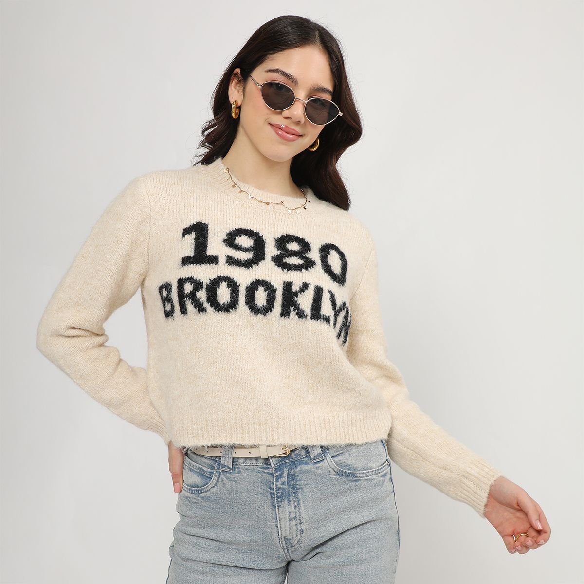 SYBILLA - Chompa Casual Mujer Sybilla