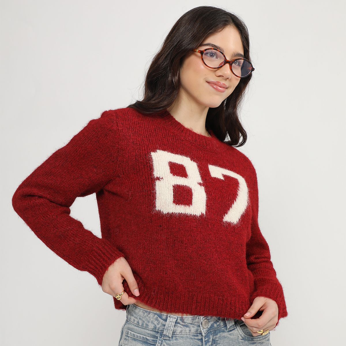 SYBILLA - Chompa Casual Mujer Sybilla