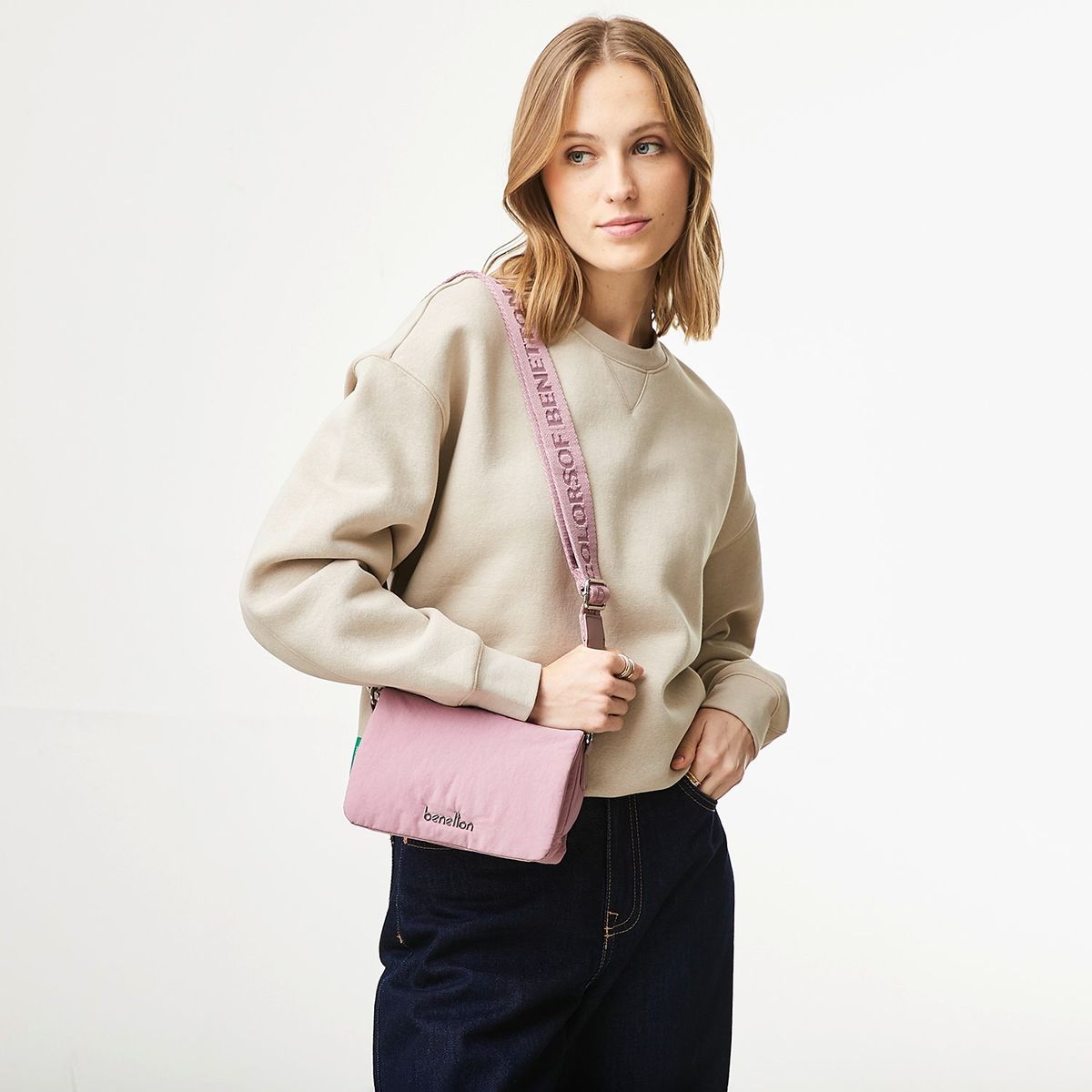 BENETTON - Cartera Crossbody Mujer Benetton