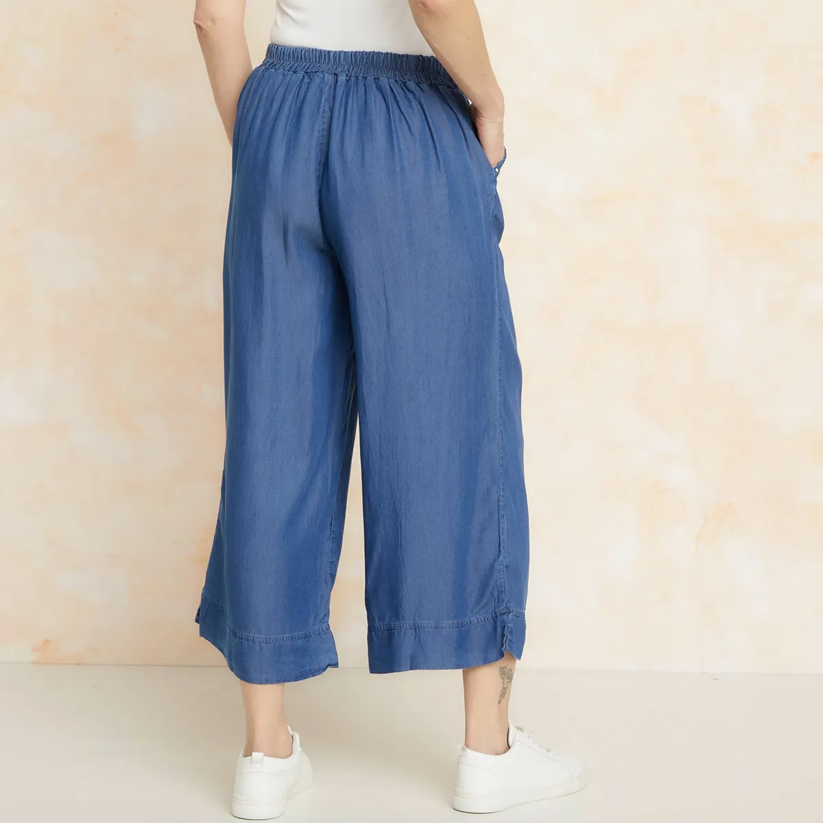 STEFANO COCCI - Jean Culotte Tiro Alto Mujer Stefano Cocci