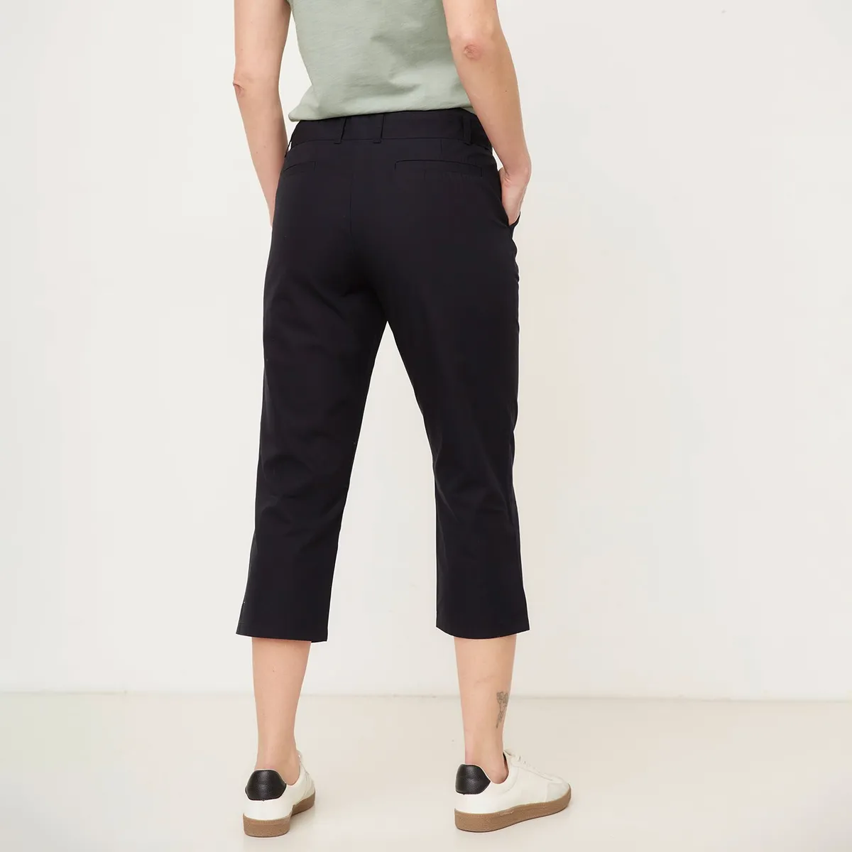 NEWPORT - Pantalón Capri 100% Algodón Mujer Newport