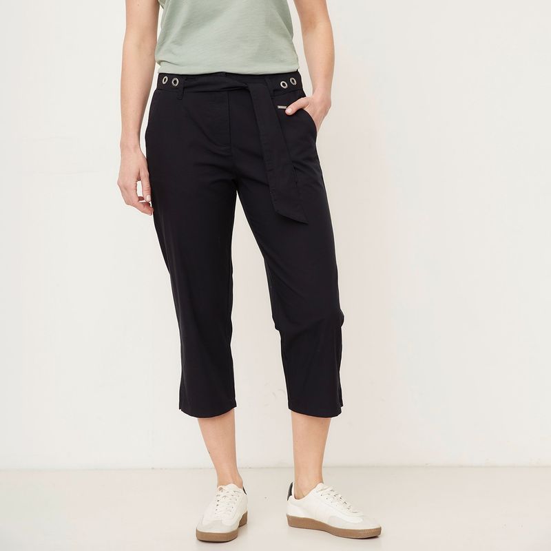 NEWPORT - Pantalón Capri 100% Algodón Mujer Newport