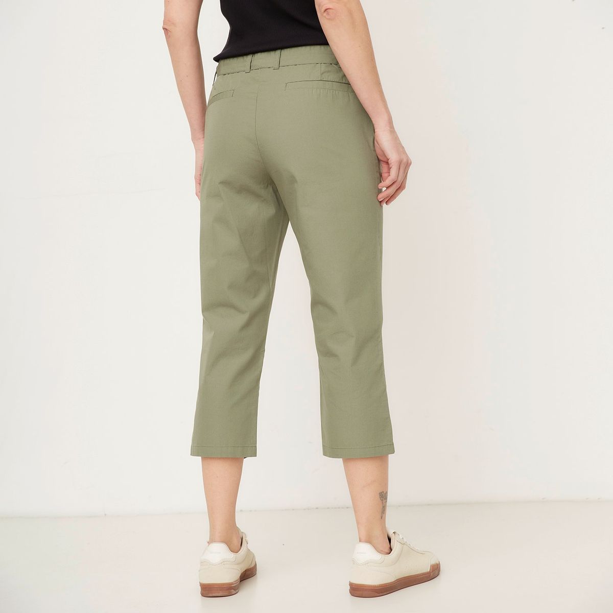 NEWPORT - Pantalón Capri 100% Algodón Mujer Newport.