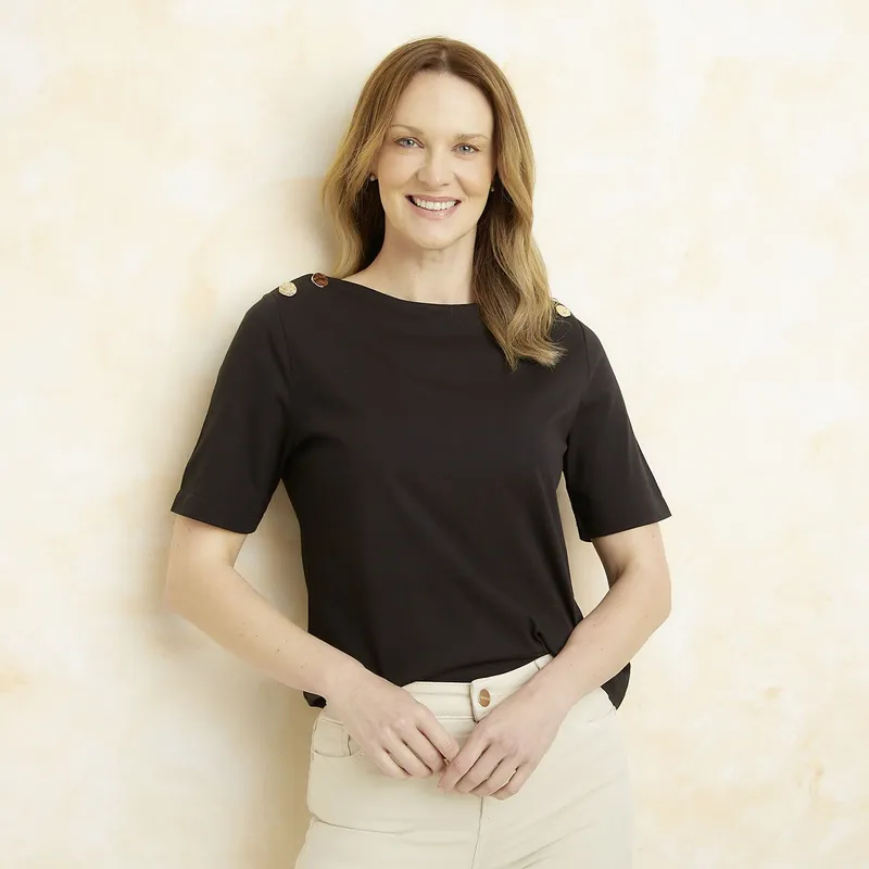 STEFANO COCCI - Polo Manga Corta 100% Algodón Mujer Stefano Cocci