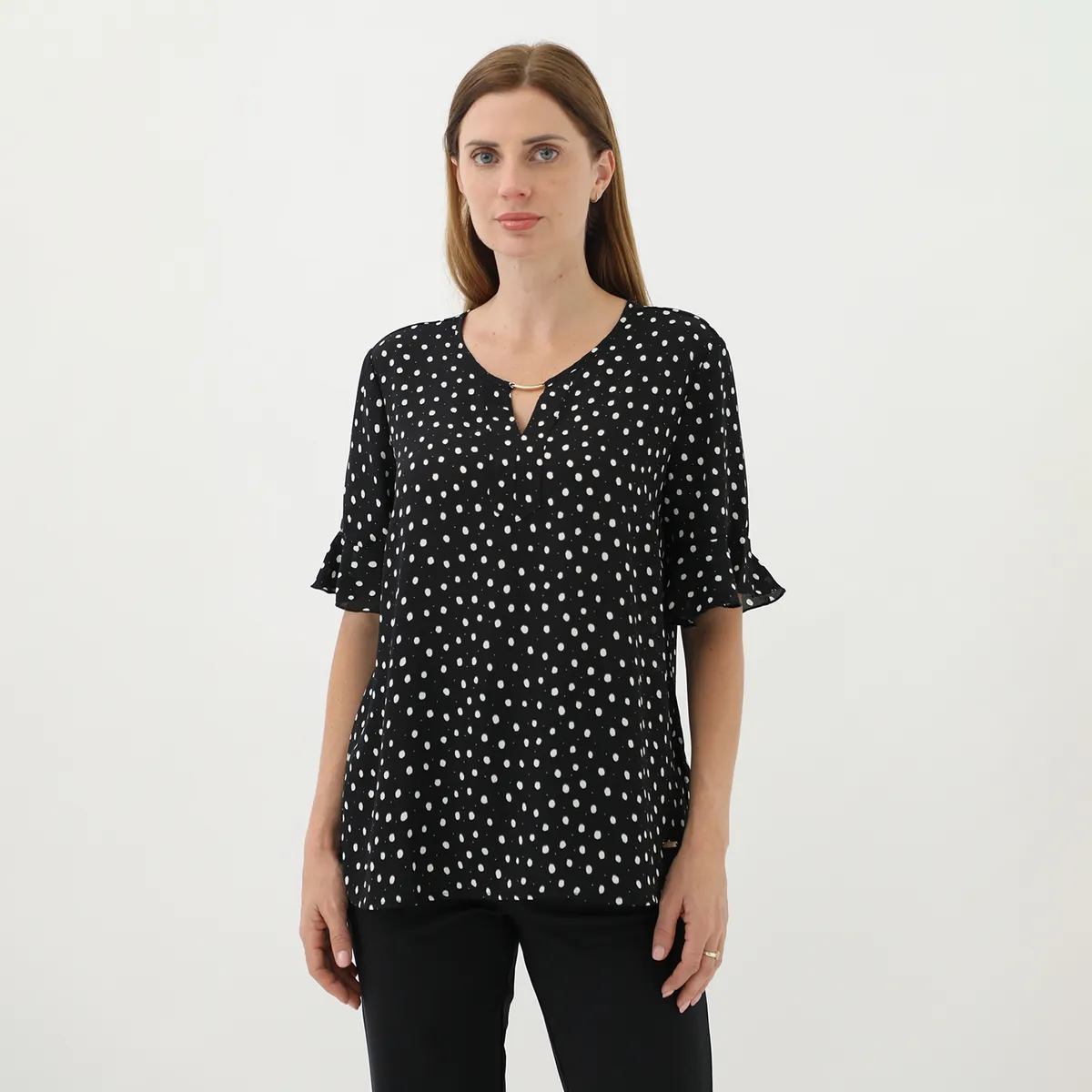 STEFANO COCCI - Blusa Manga Corta Casual Mujer Stefano Cocci