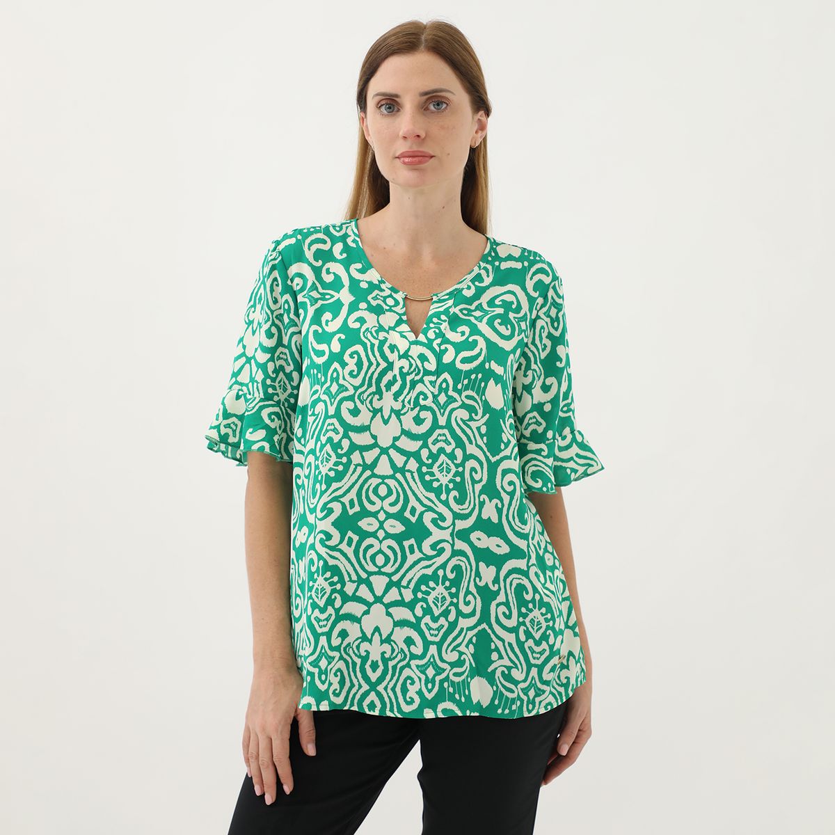 STEFANO COCCI - Blusa Manga Corta Casual Mujer Stefano Cocci