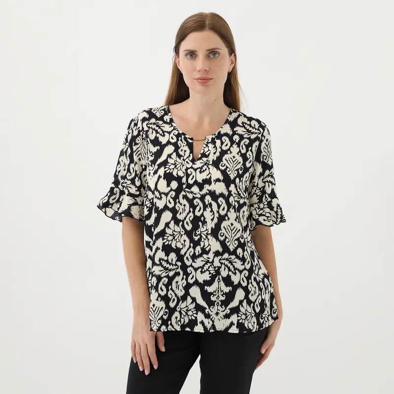STEFANO COCCI - Blusa Manga Corta Casual Mujer Stefano Cocci
